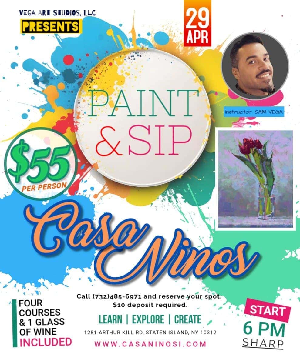 Paint, Sip & Dine @ Casa Ninos Pizza Bar