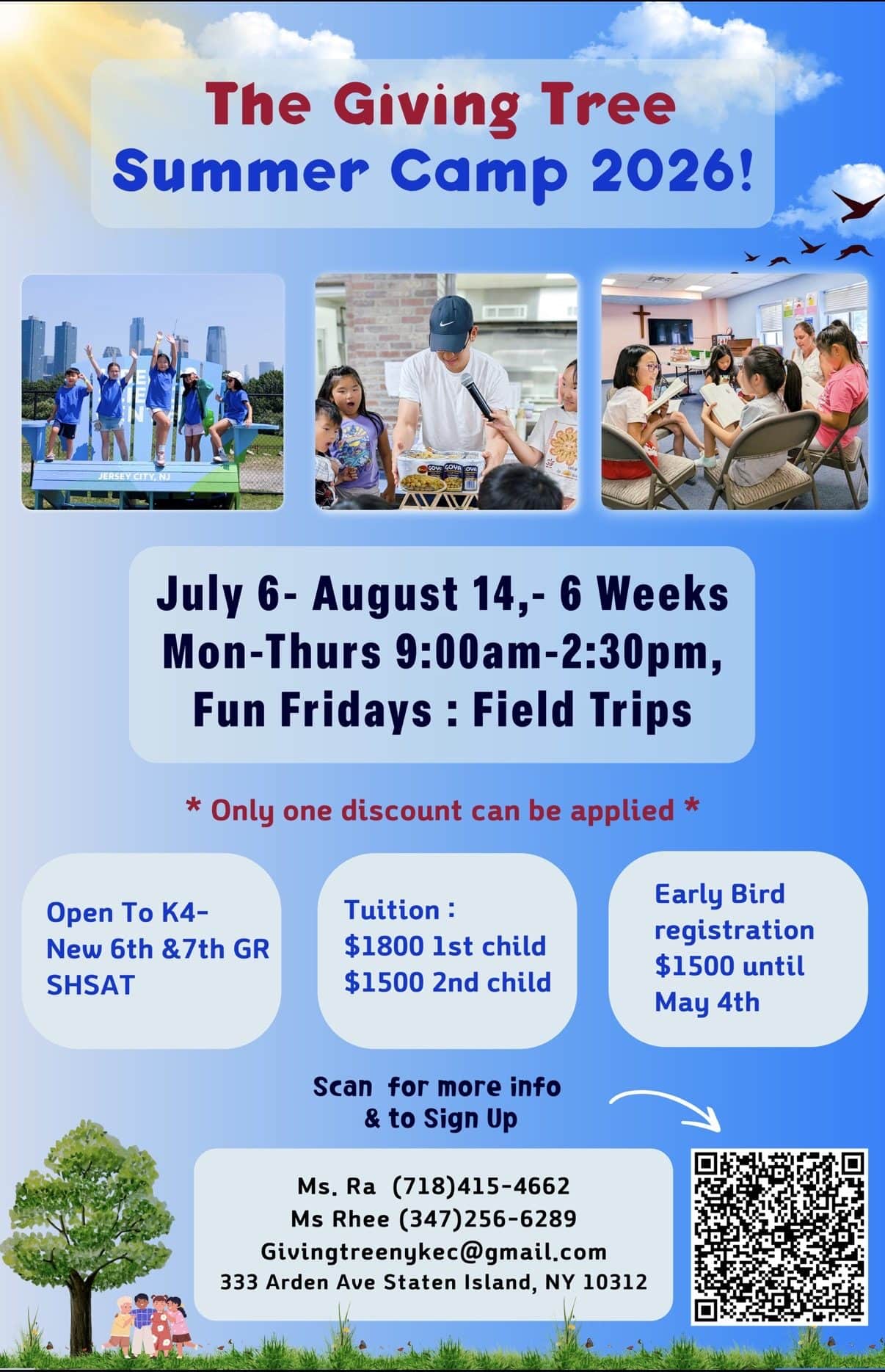 Giving Tree – Summer Camp @ NYKEC