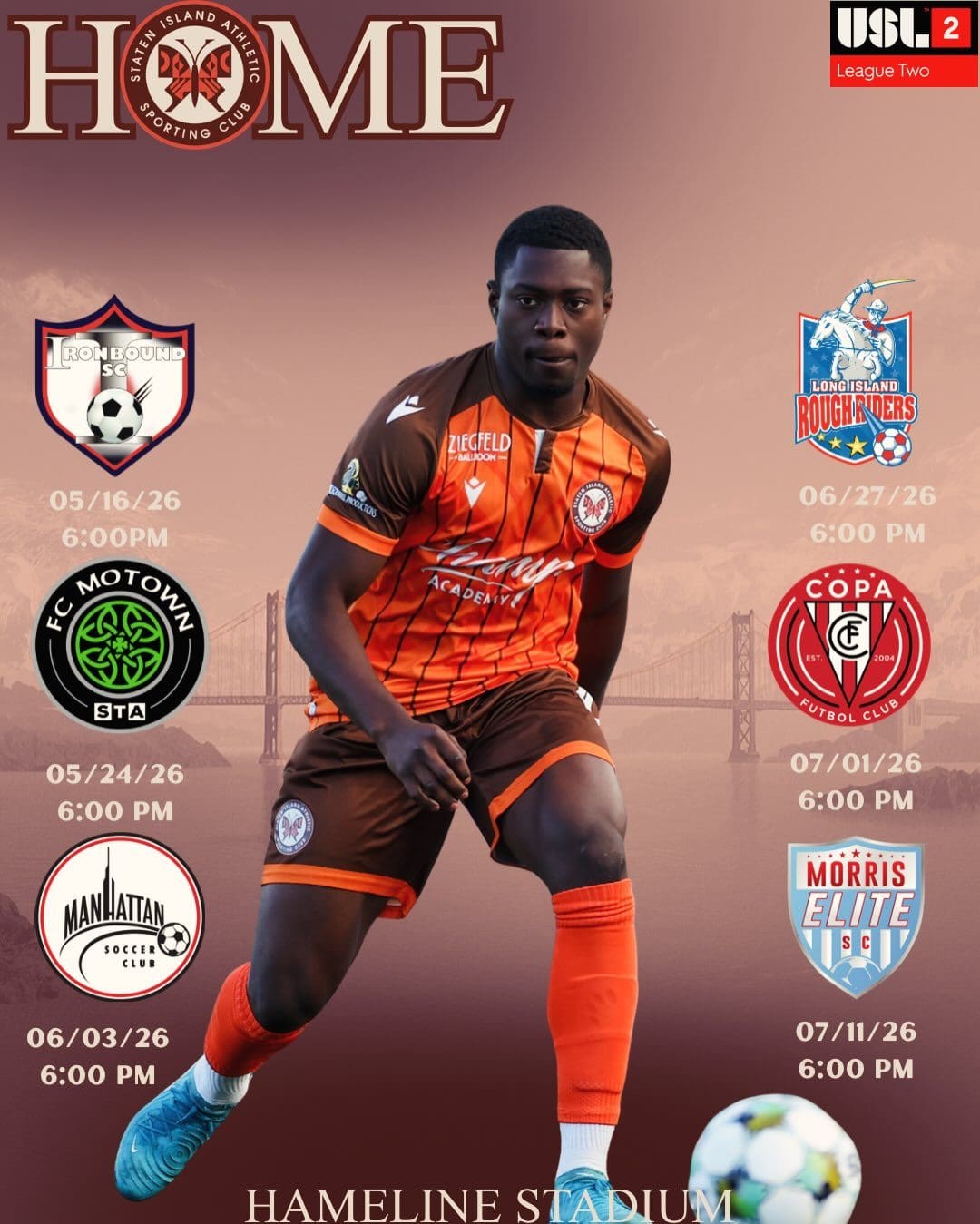 Staten Island Monarchs USL 2 Season Opener at Wagner College