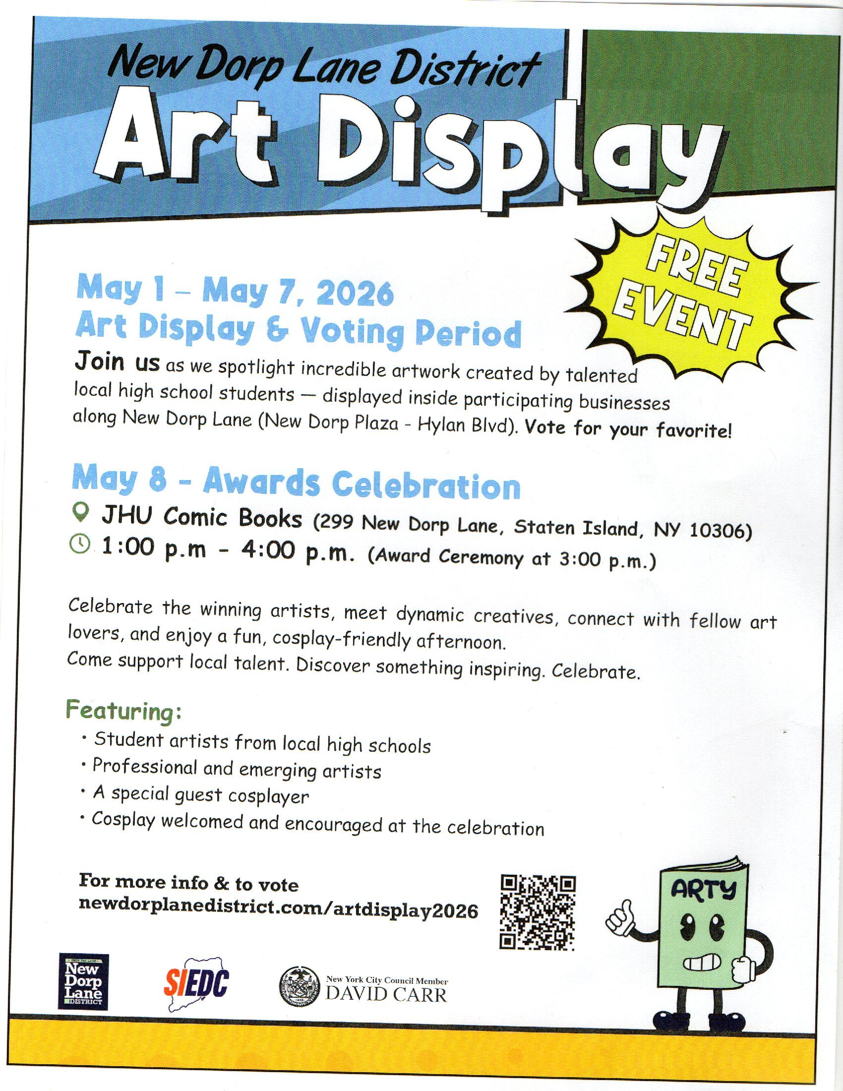 New Dorp Lane District Art Display